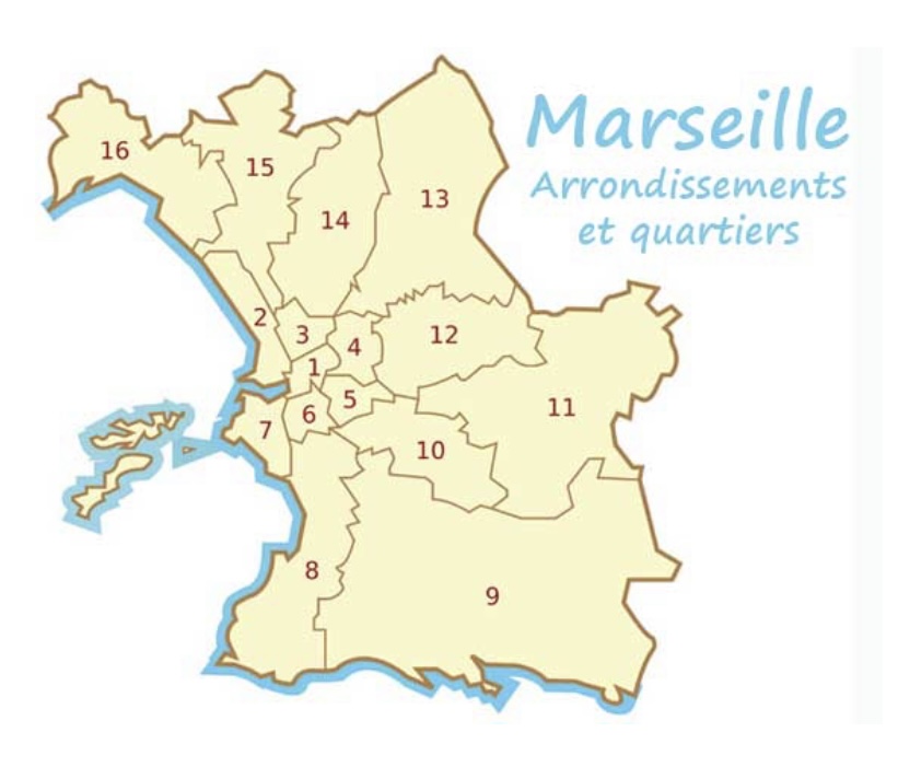 zone d'intervention Marseille et ses arrondissements